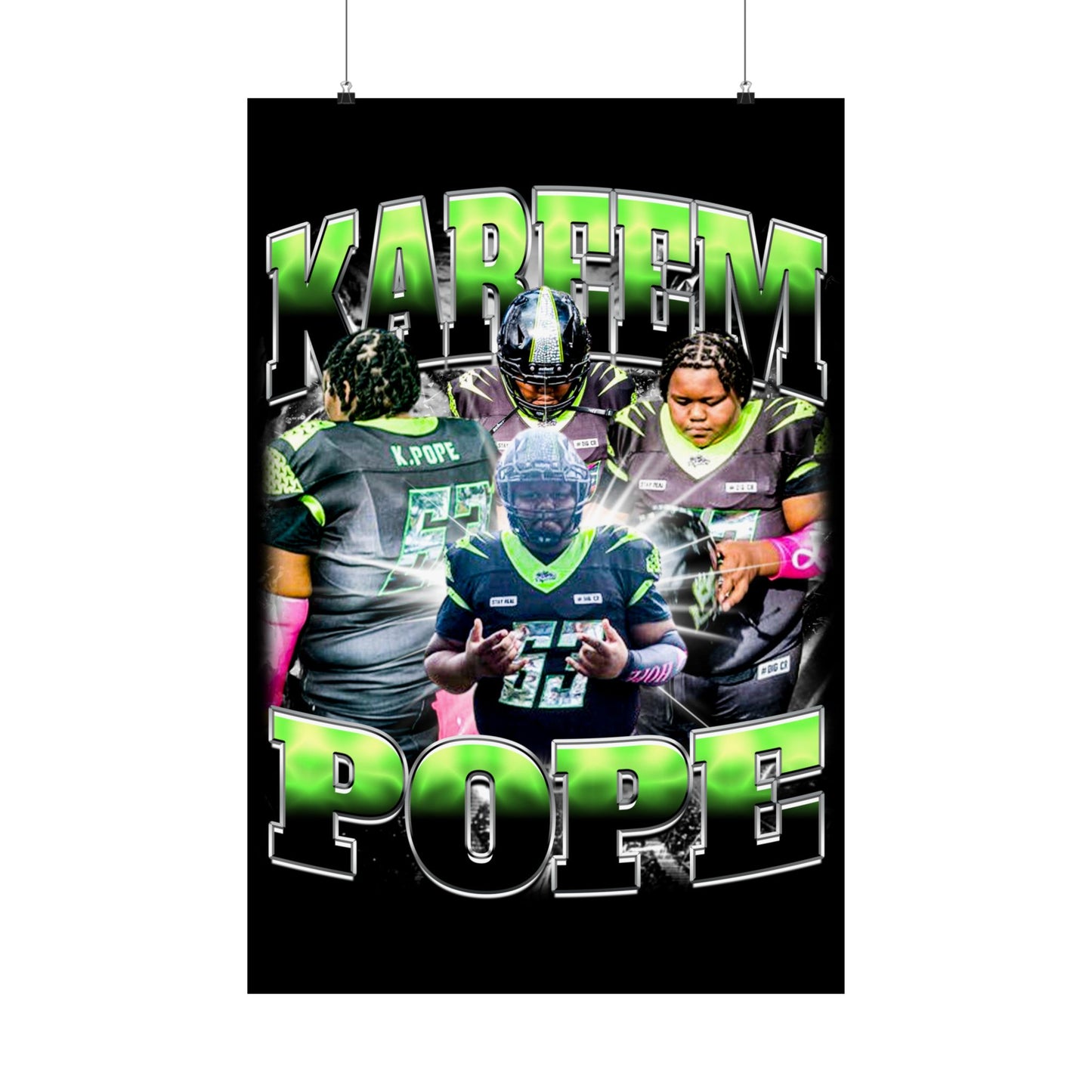 Kareem Pope Poster 24" x 36"