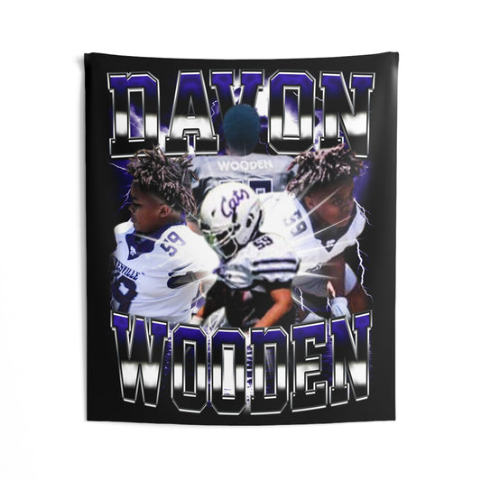Davon Wooden Tapestry 50” x 60”