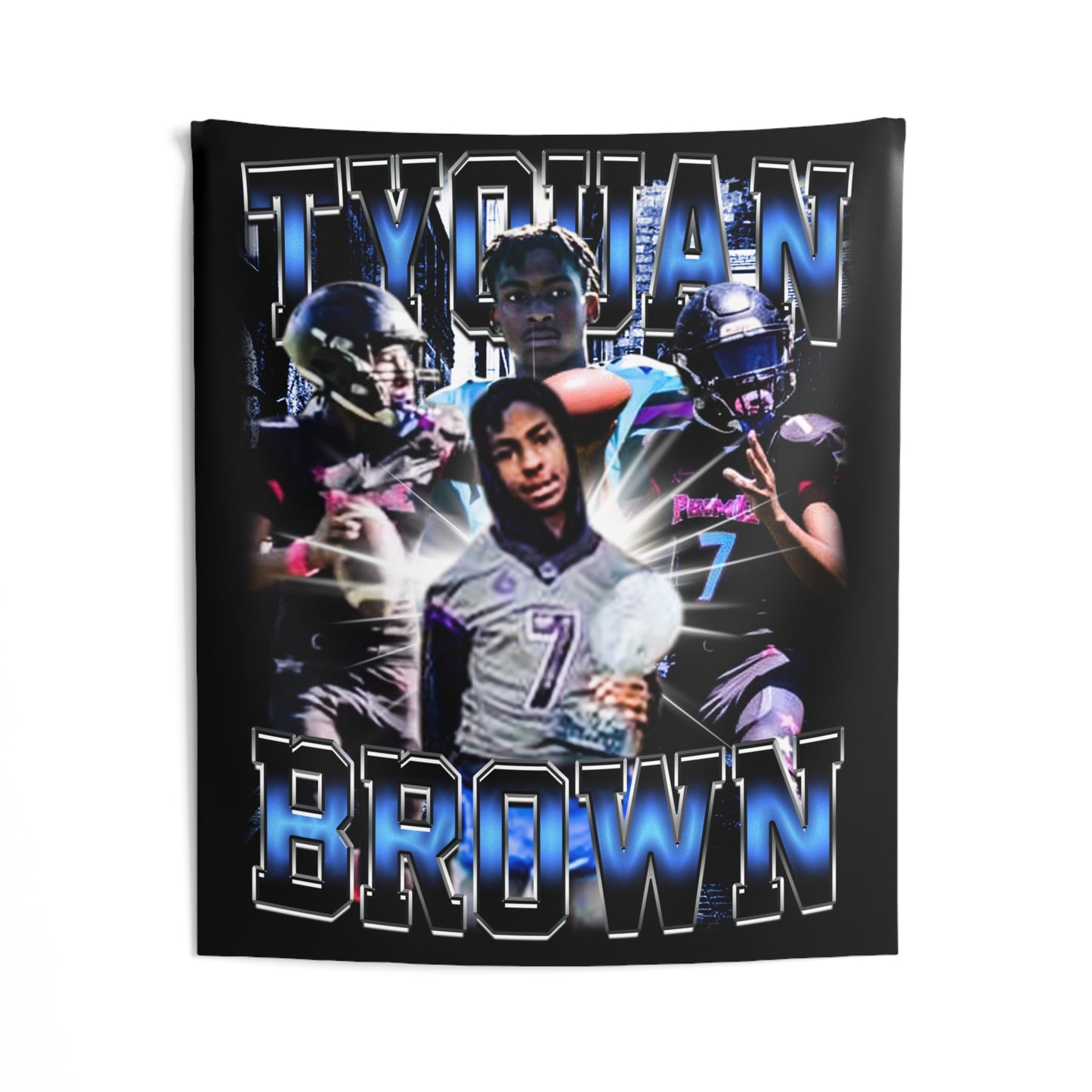 Tyquan Brown Tapestry 50” x 60”