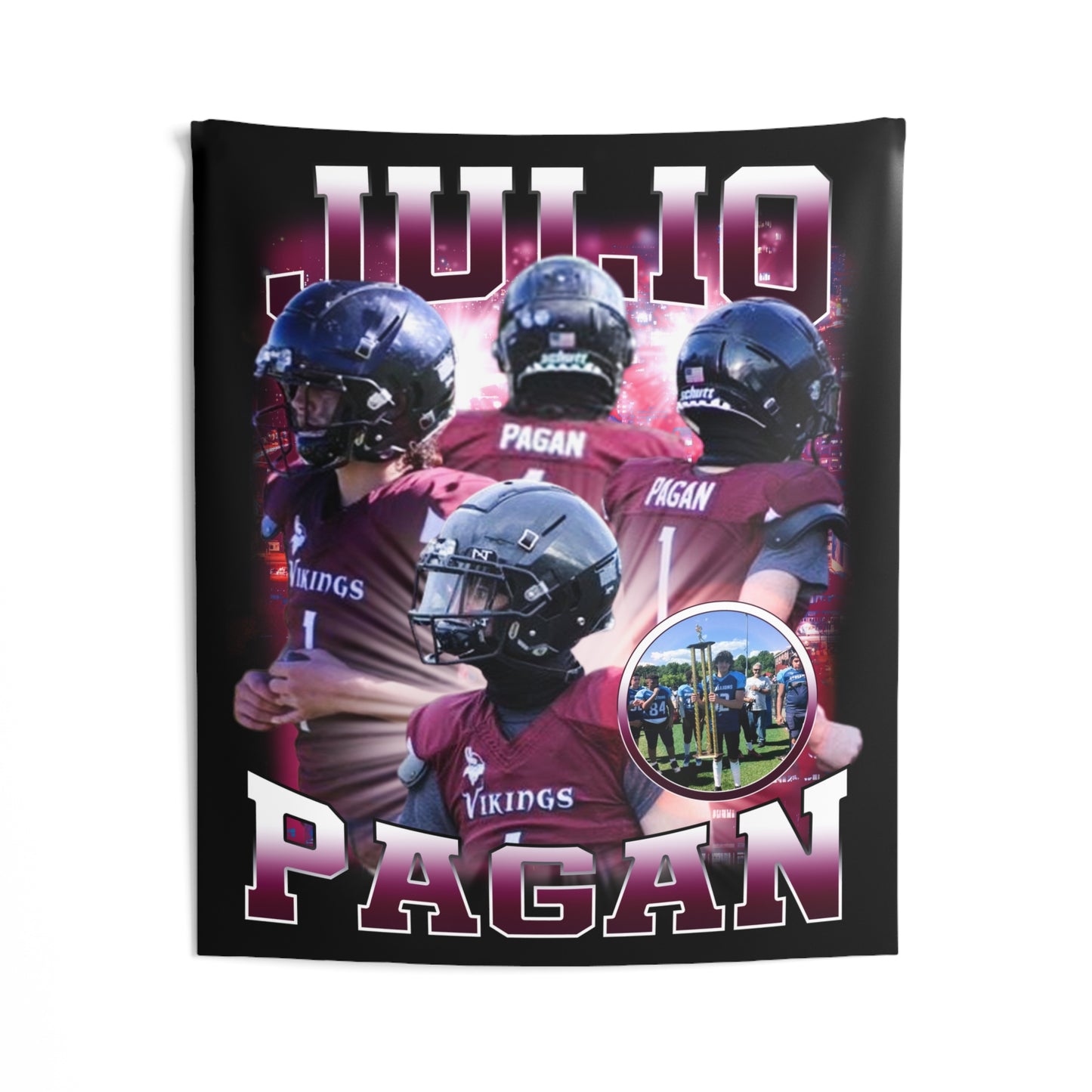 Julio Pagan Tapestry 50” x 60”