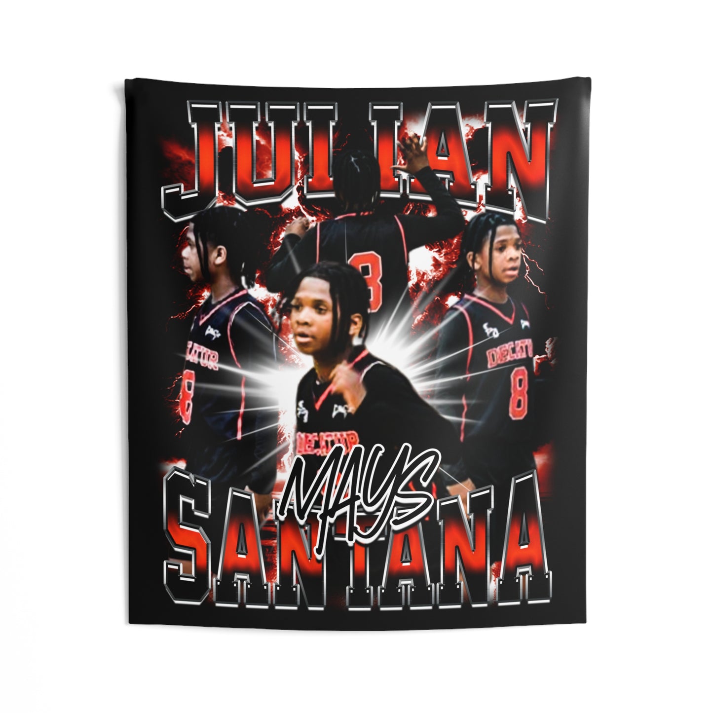 Julian Santana Tapestry 50” x 60”