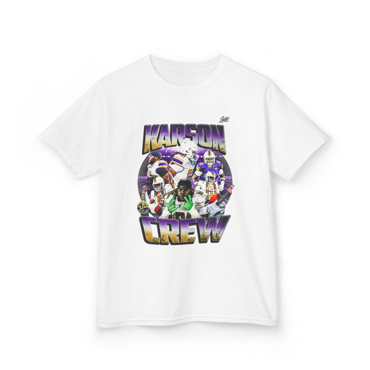 Karson Crew Youth Heavy Cotton Tee