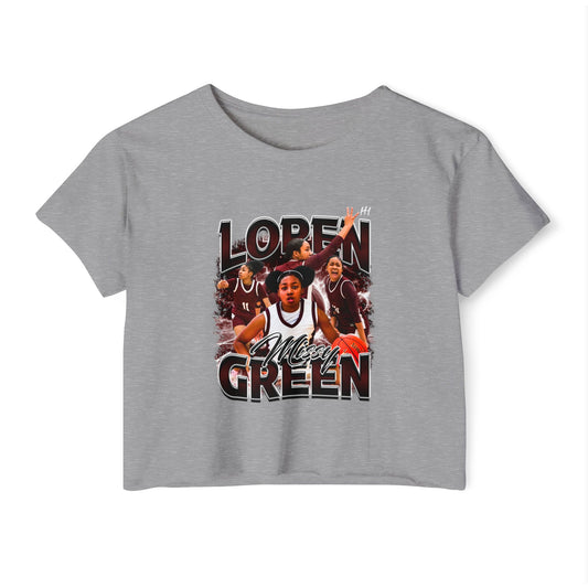Loren Green Crop Top
