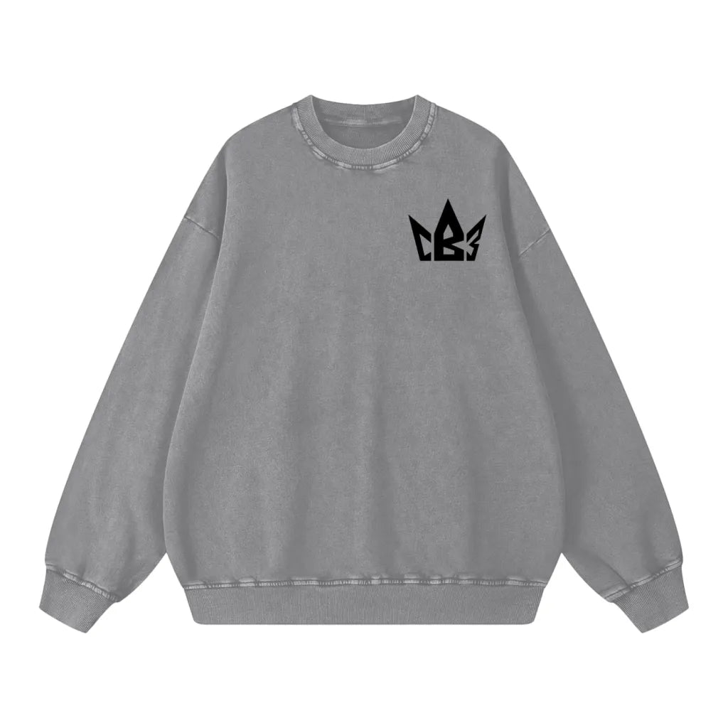 Charles Brooks III Acid Wash Crewneck Sweatshirt