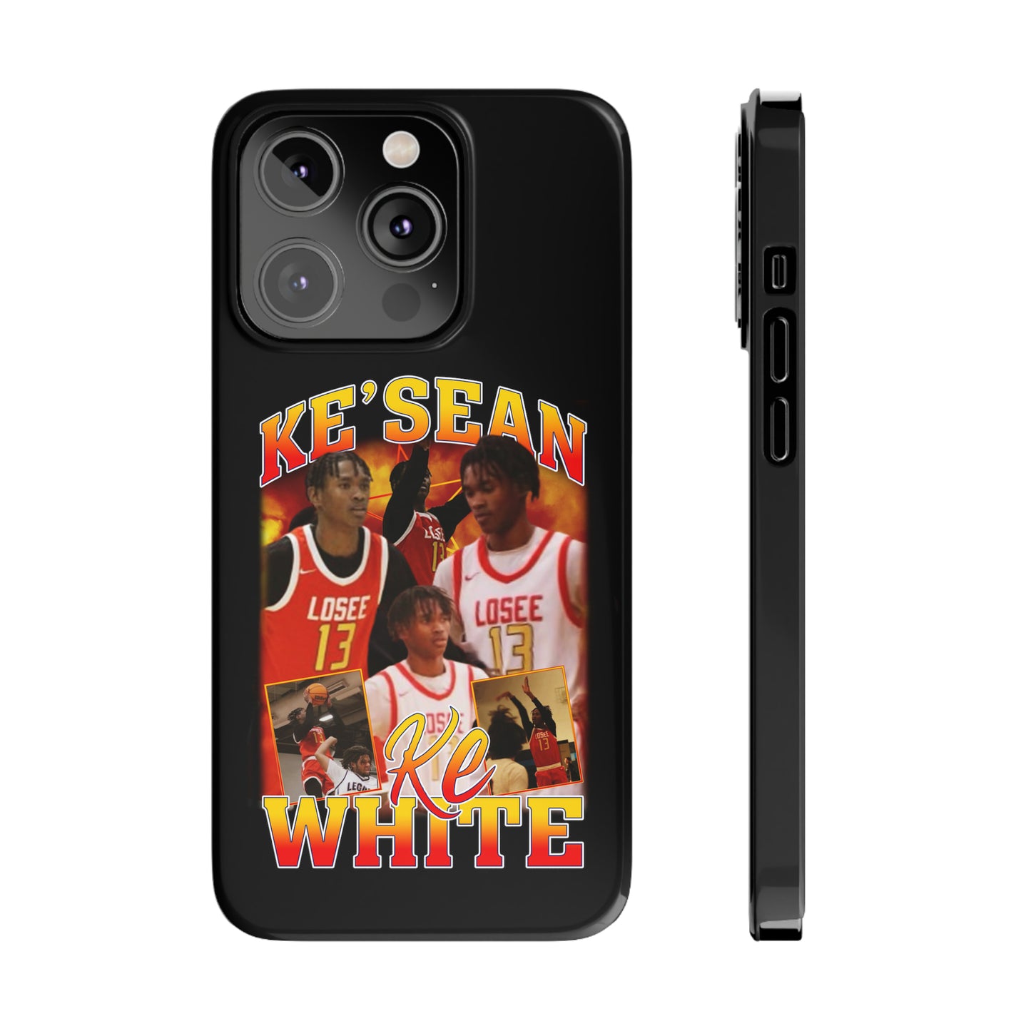 Ke'sean White Phone Case