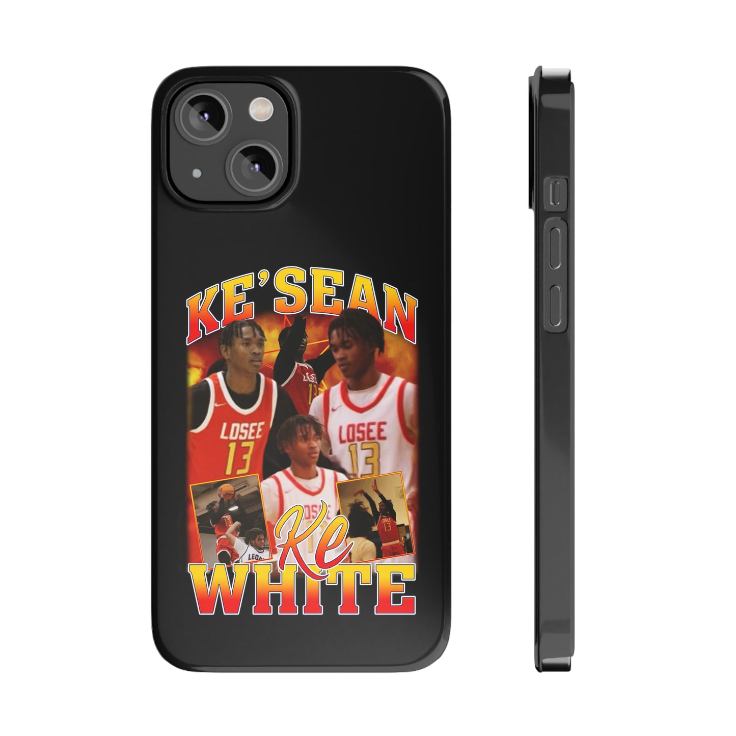 Ke'sean White Phone Case