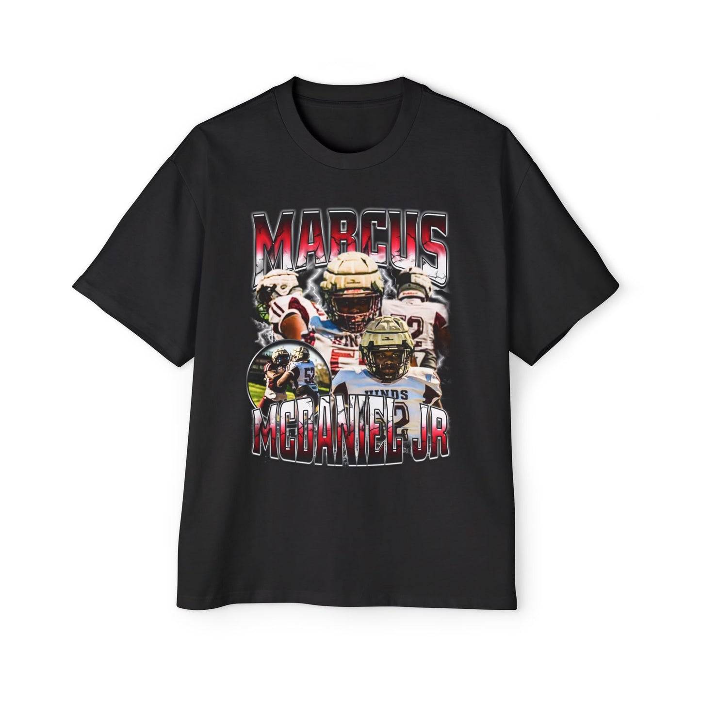 Marcus Mcdaniel Jr Oversized Retro Tee