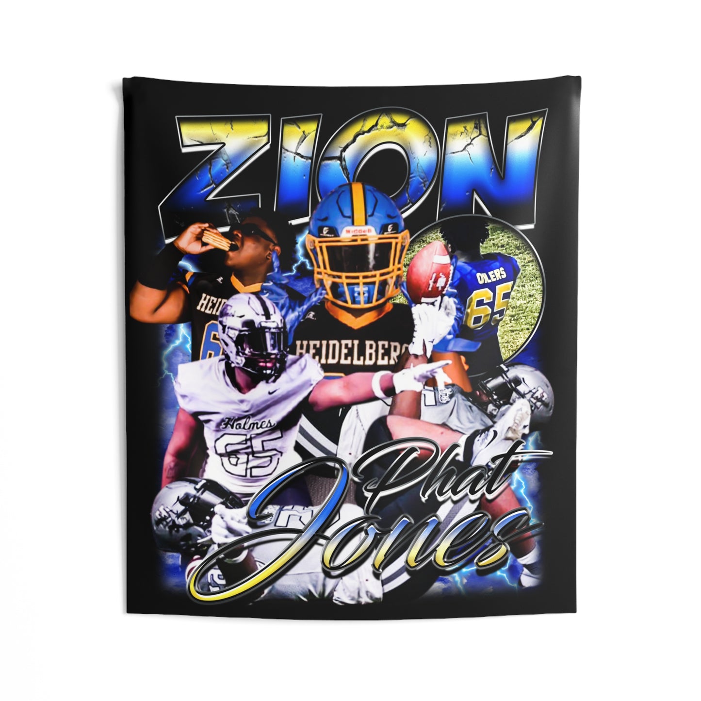 Zion Jones Tapestry 50” x 60”