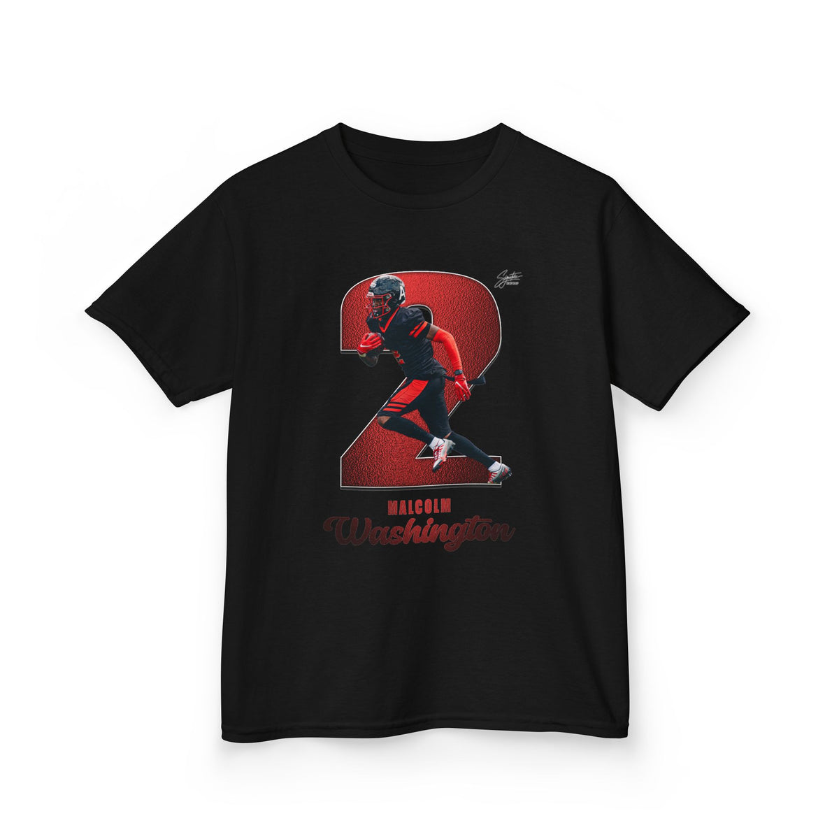 Malcolm Washington Youth Heavy Cotton Tee