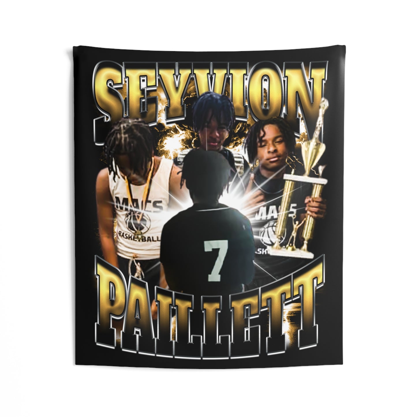 Seyvion Paillett Tapestry 50” x 60”