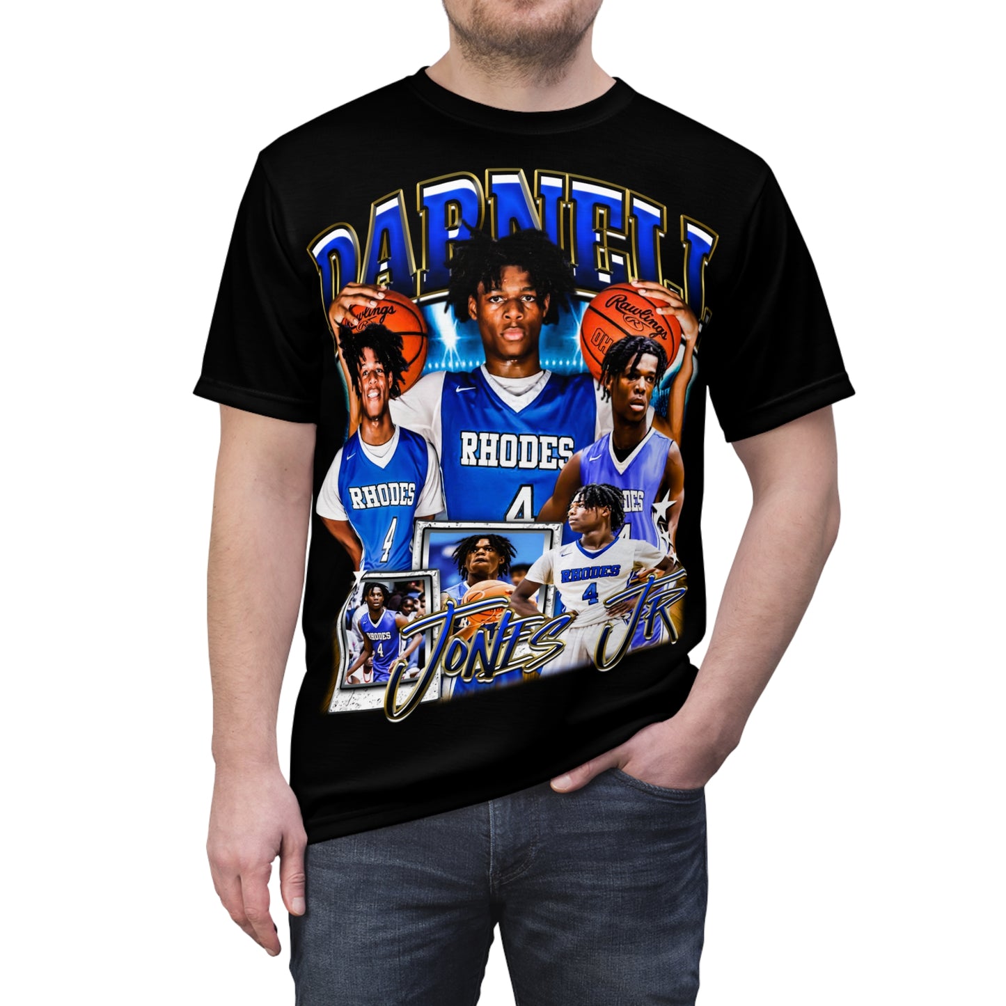 Darnell Jones Jr Vintage Full Print Tee