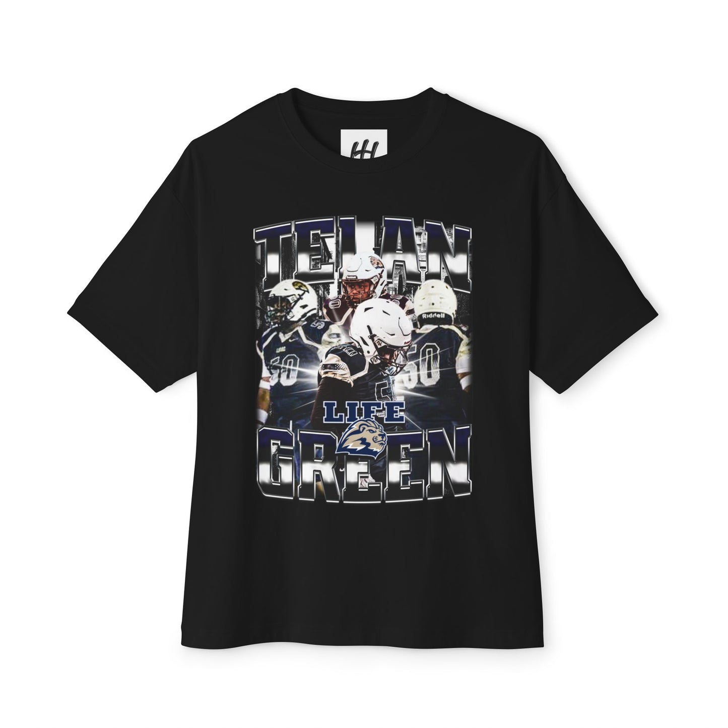 Telan Green Oversized Tee