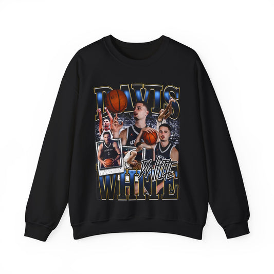 Davis White Crewneck Sweatshirt
