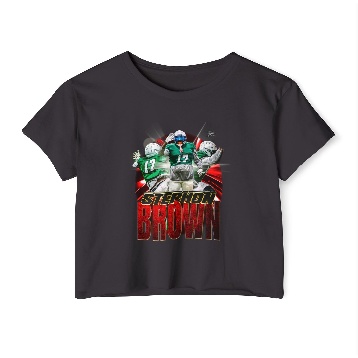 stephon brown Crop Top