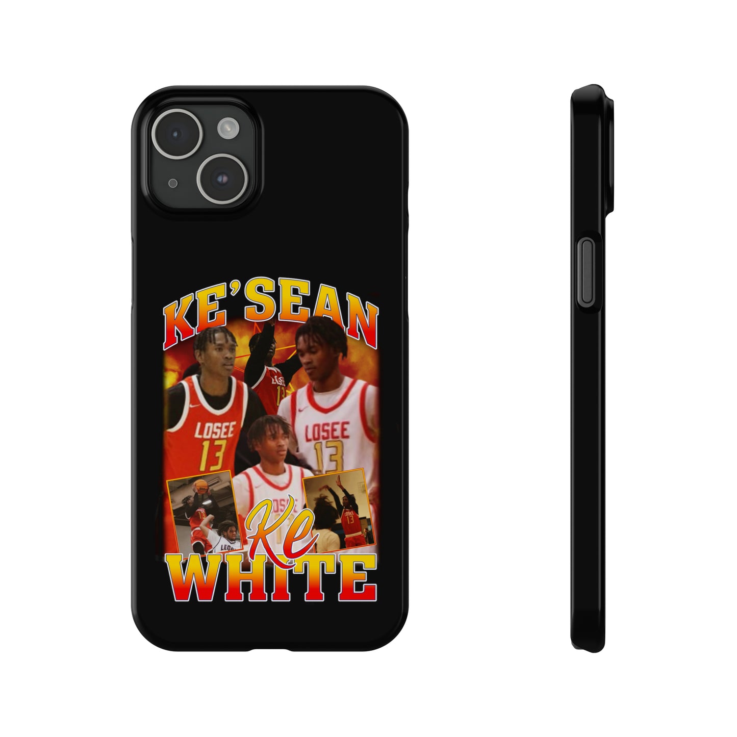 Ke'sean White Phone Case