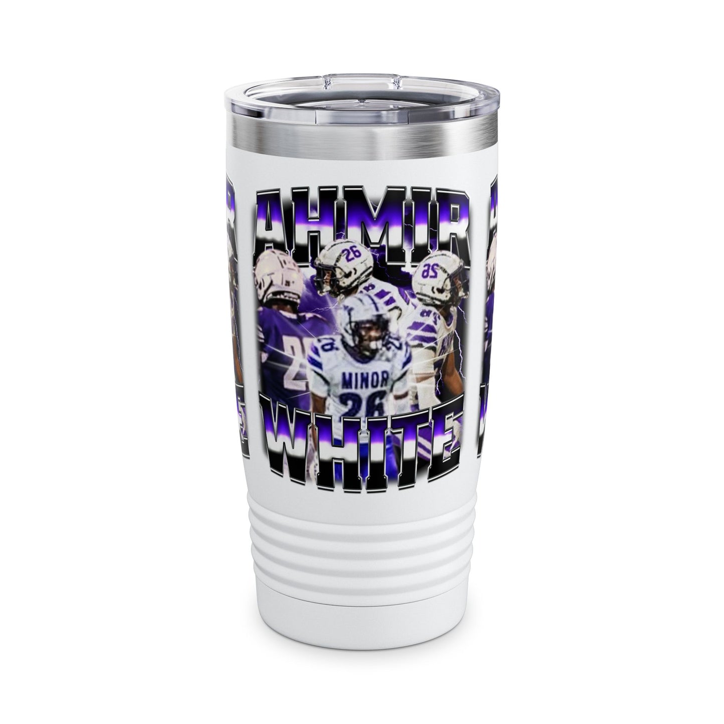 Ahmir White Stainless Steal Tumbler