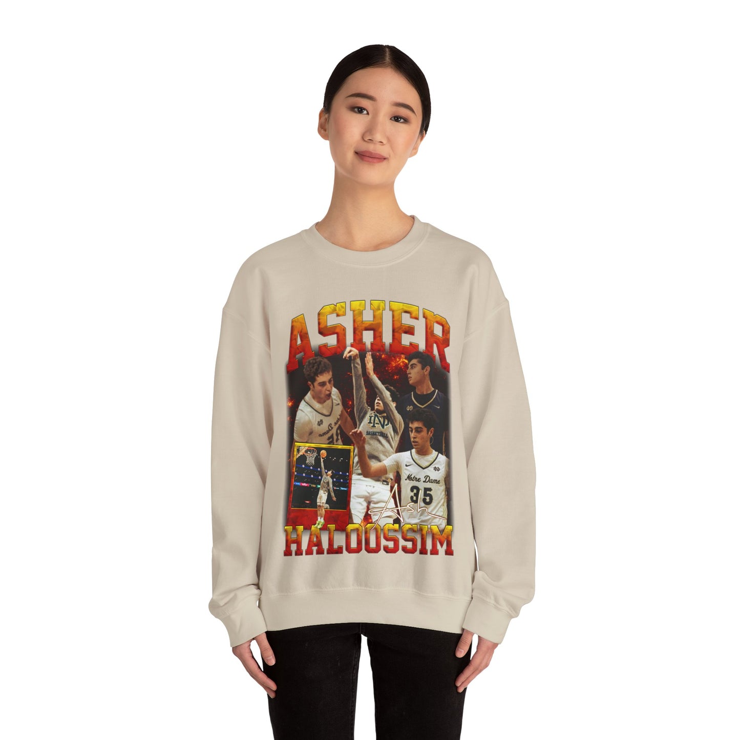 Asher Haloossim Crewneck Sweatshirt