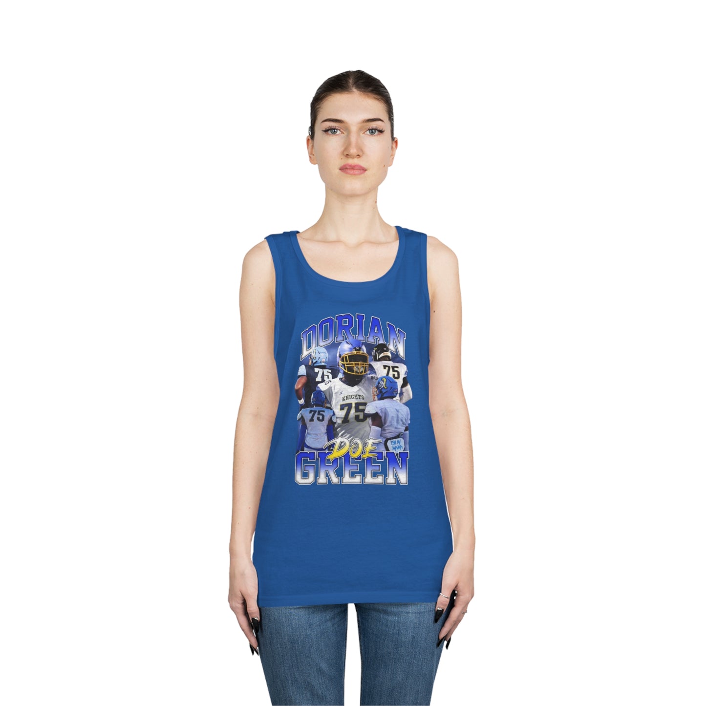 Dorian Green Heavy Cotton Tank Top