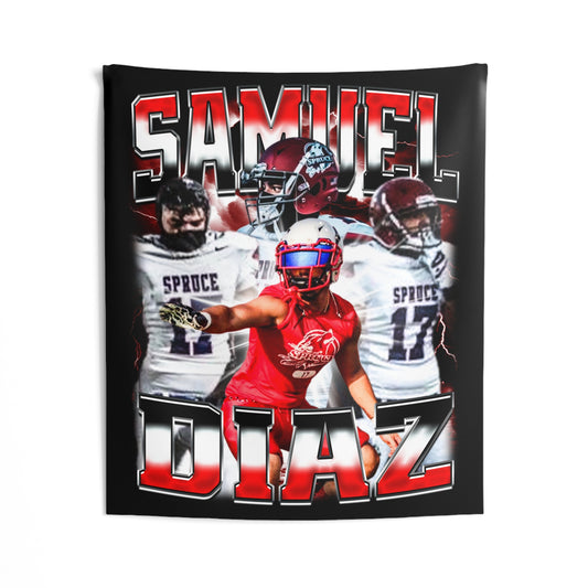Samuel Diaz Tapestry 50” x 60”