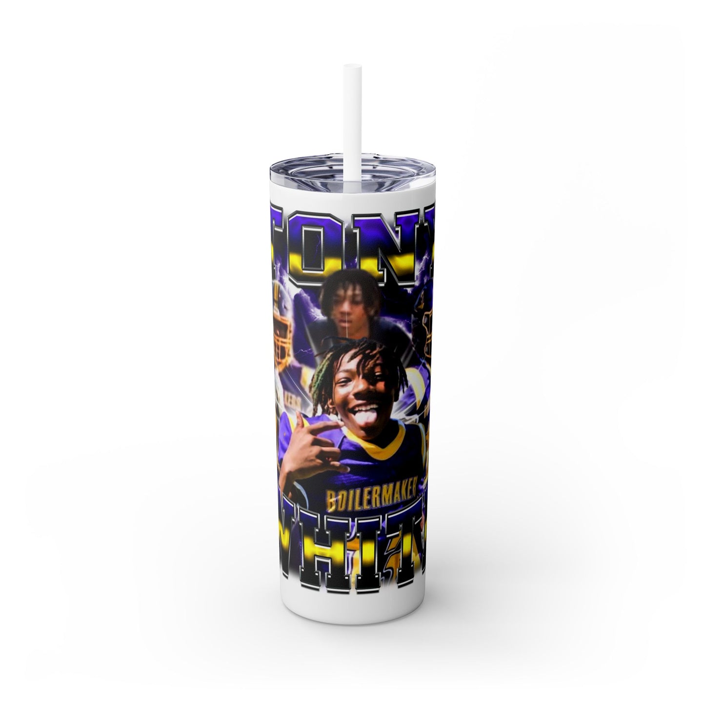 Tony White Stainless Steal Tumbler