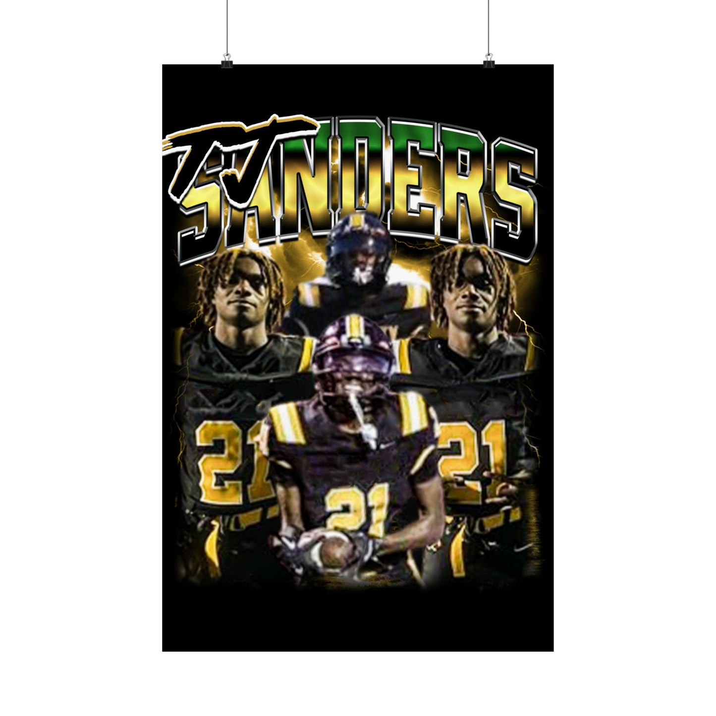 TJ Sanders Poster 24" x 36"
