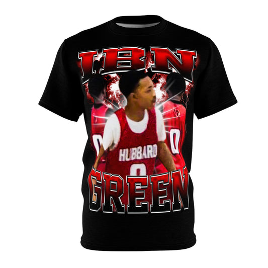 Ibn Green Vintage Full Print Tee