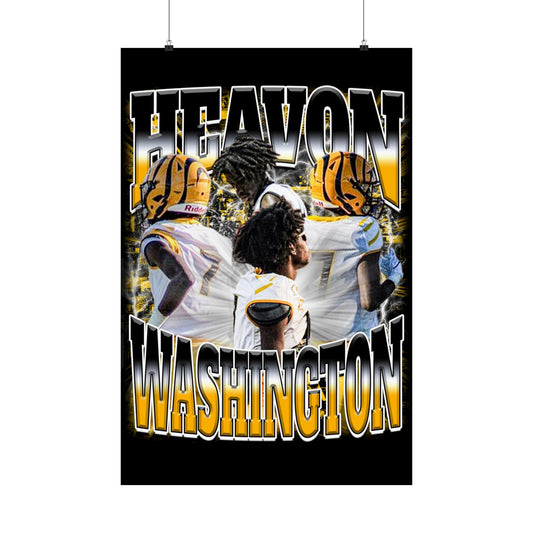 Heavon Washington Poster 24" x 36"