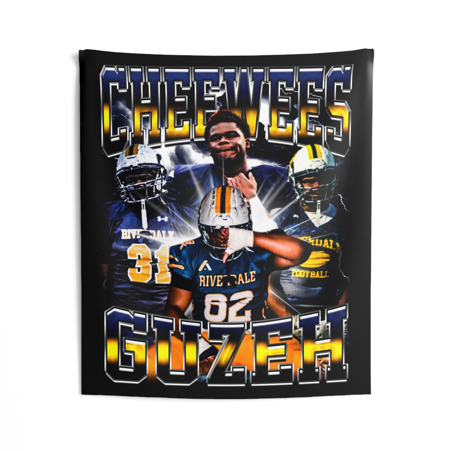 Cheewees Guzeh Tapestry 50” x 60”