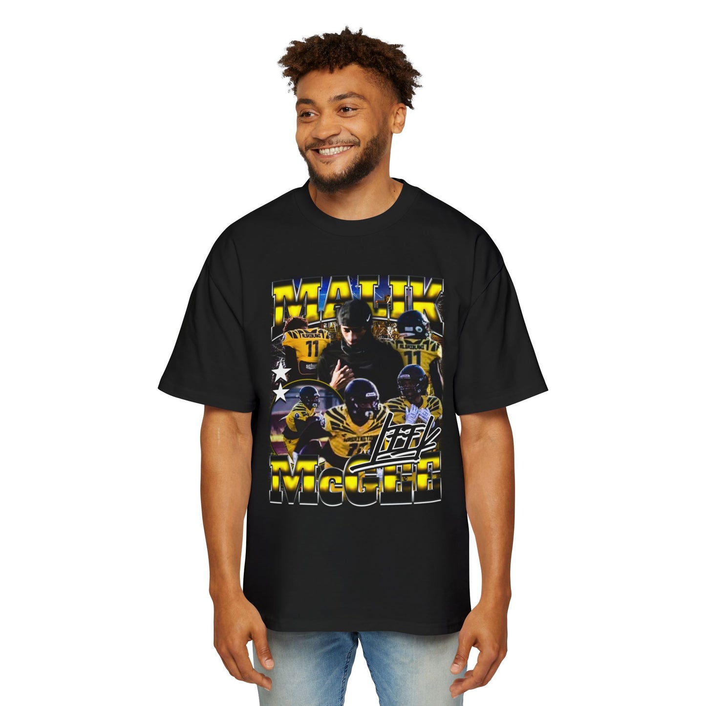 Malik Mcgee Oversized Retro Tee