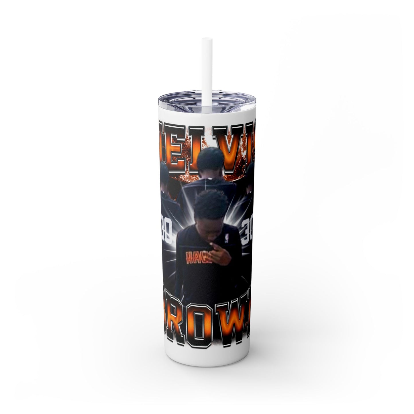Nelvis Brown Stainless Steal Tumbler