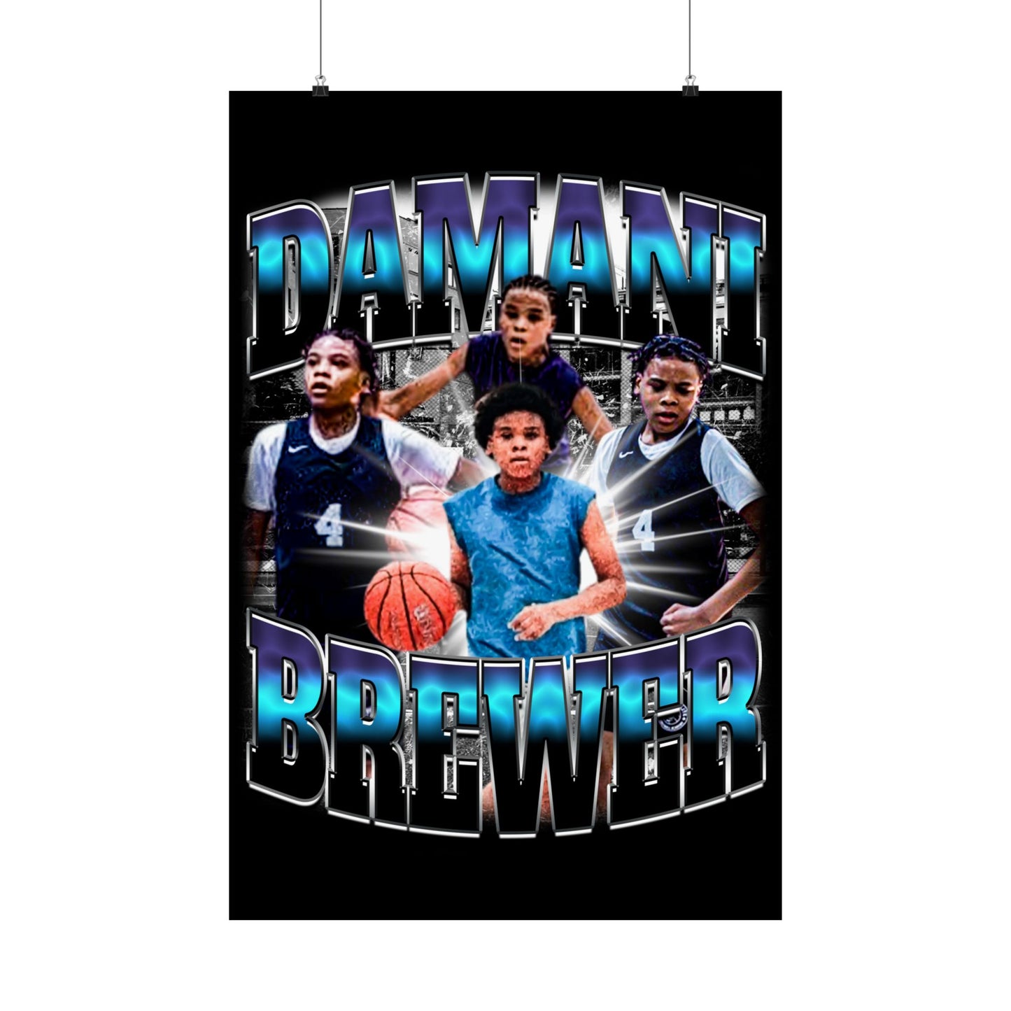 Damani Brewer Poster 24" x 36"