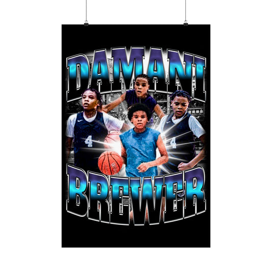 Damani Brewer Poster 24" x 36"