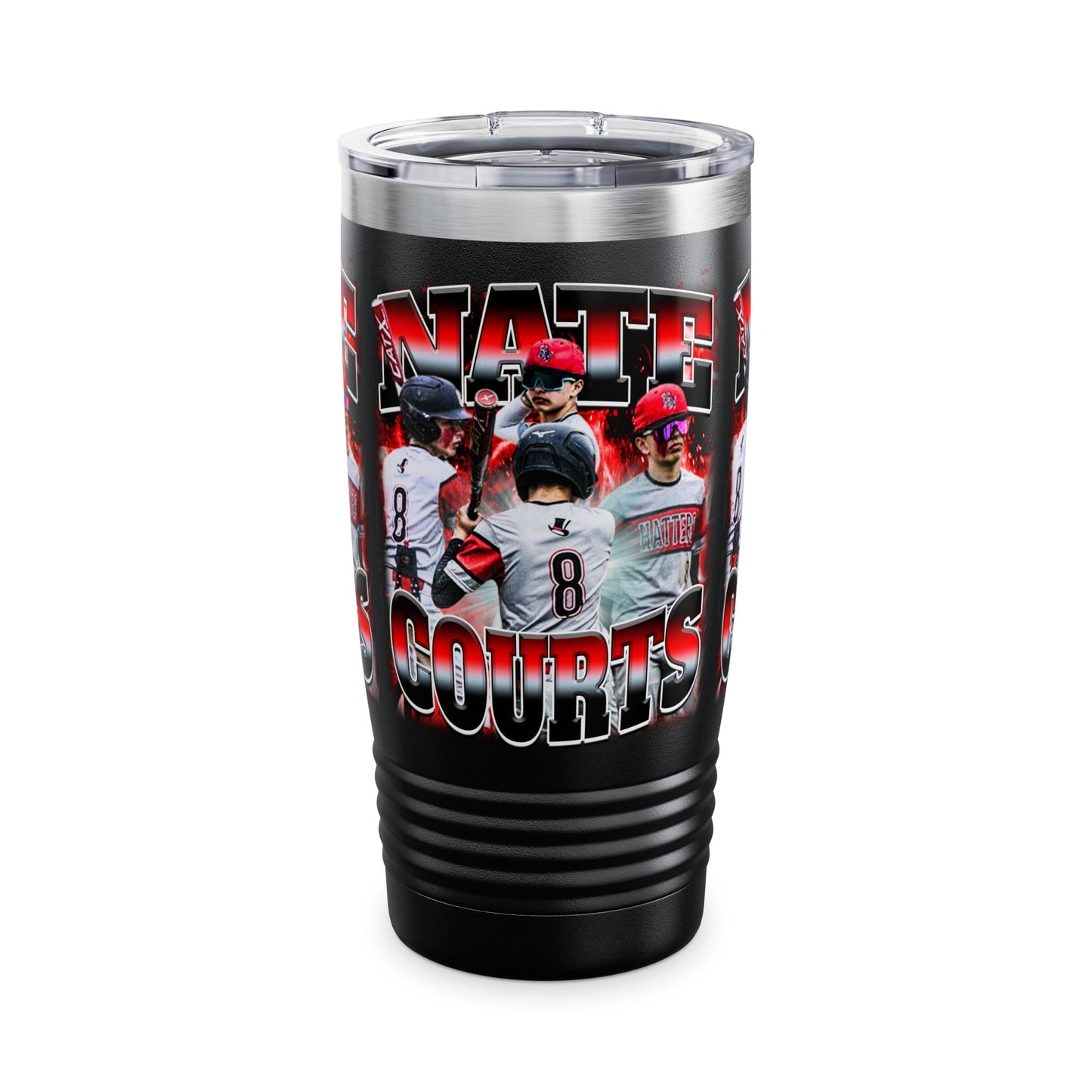 Nate Courts Stainless Steal Tumbler