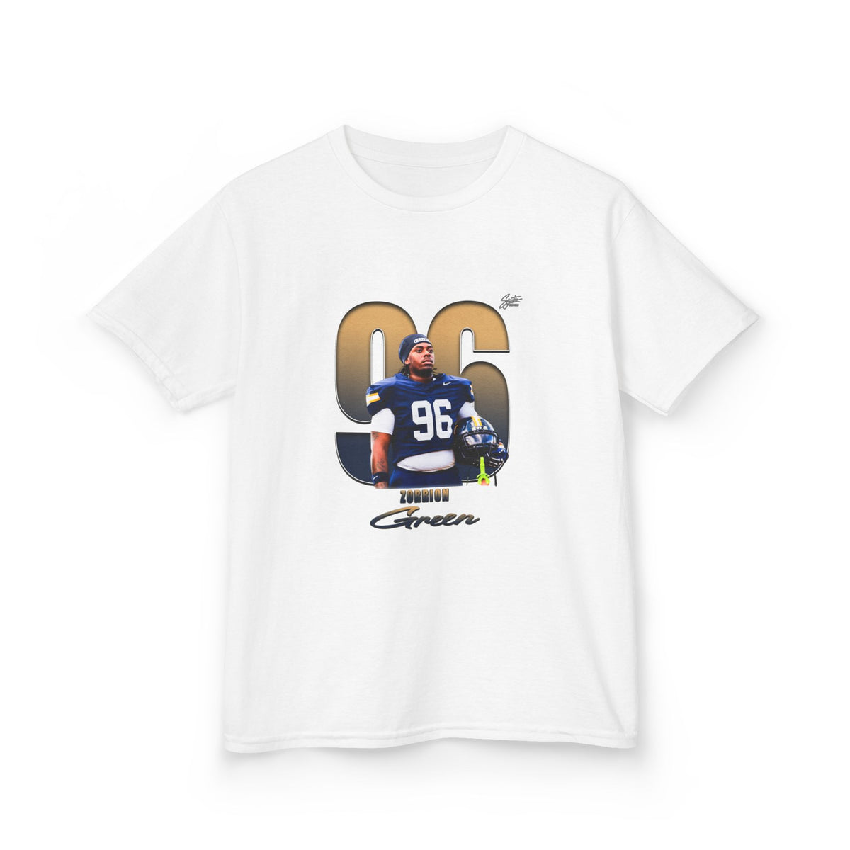 Zorrion Green Youth Heavy Cotton Tee