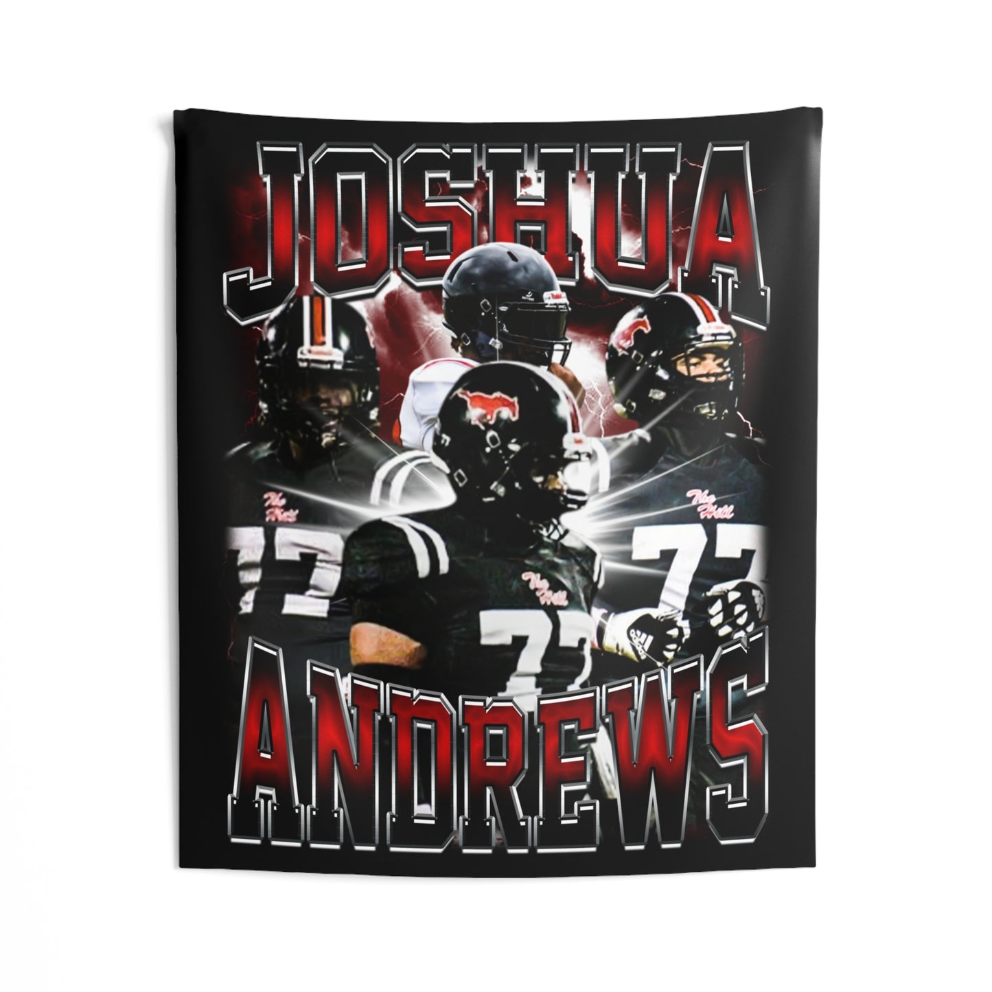Joshua Andrews Tapestry 50” x 60”