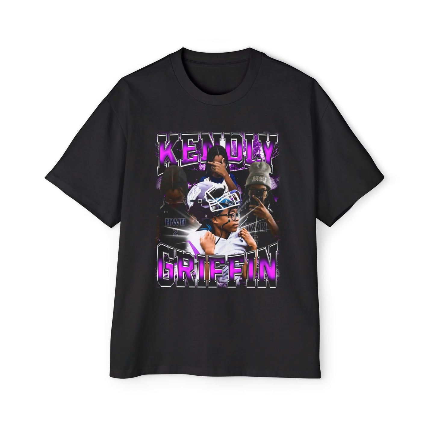 Kendly Griffin Oversized Retro Tee