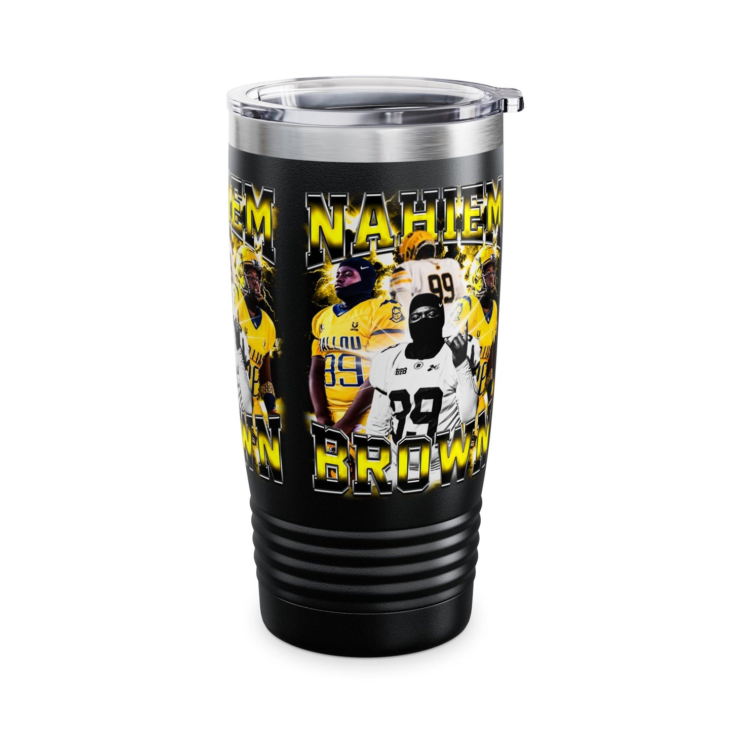 Nahiem Brown Stainless Steel Tumbler
