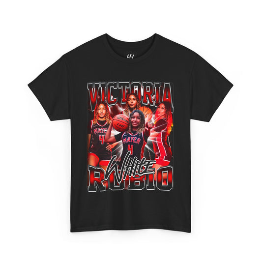 Victoria White-Rubio Heavy Cotton Tee