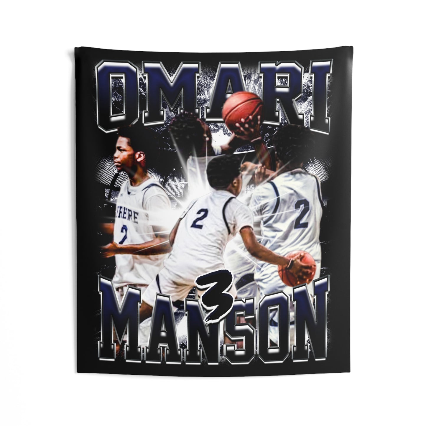 Omari Manson Tapestry 50” x 60”