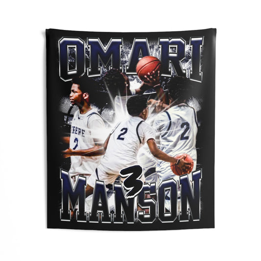 Omari Manson Tapestry 50” x 60”