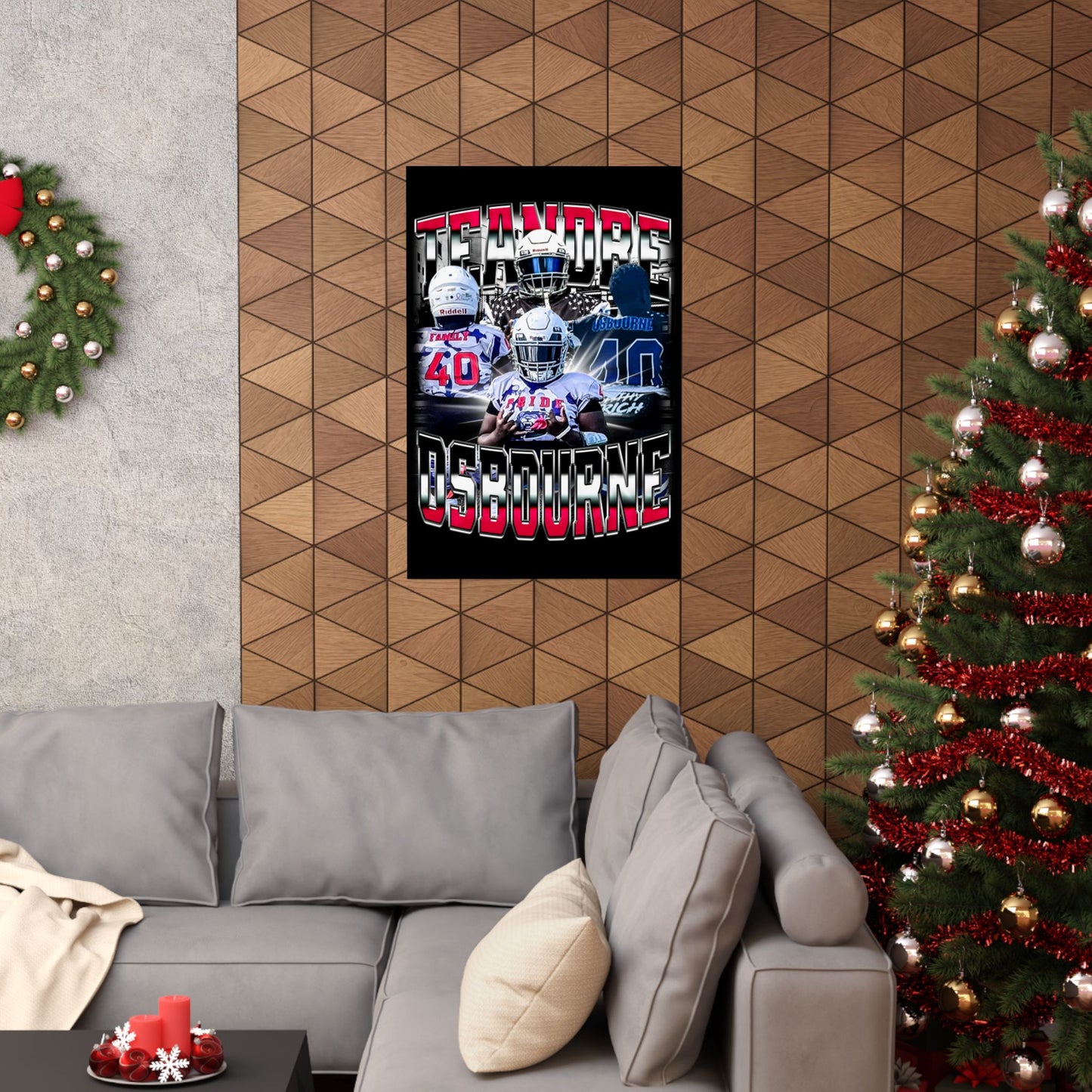 Teandre Osbourne Poster 24" x 36"