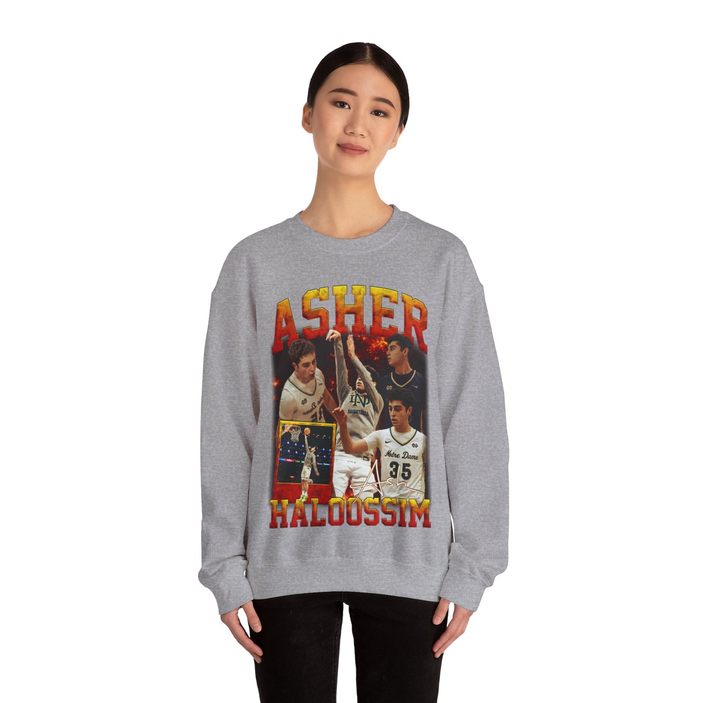 Asher Haloossim Crewneck Sweatshirt