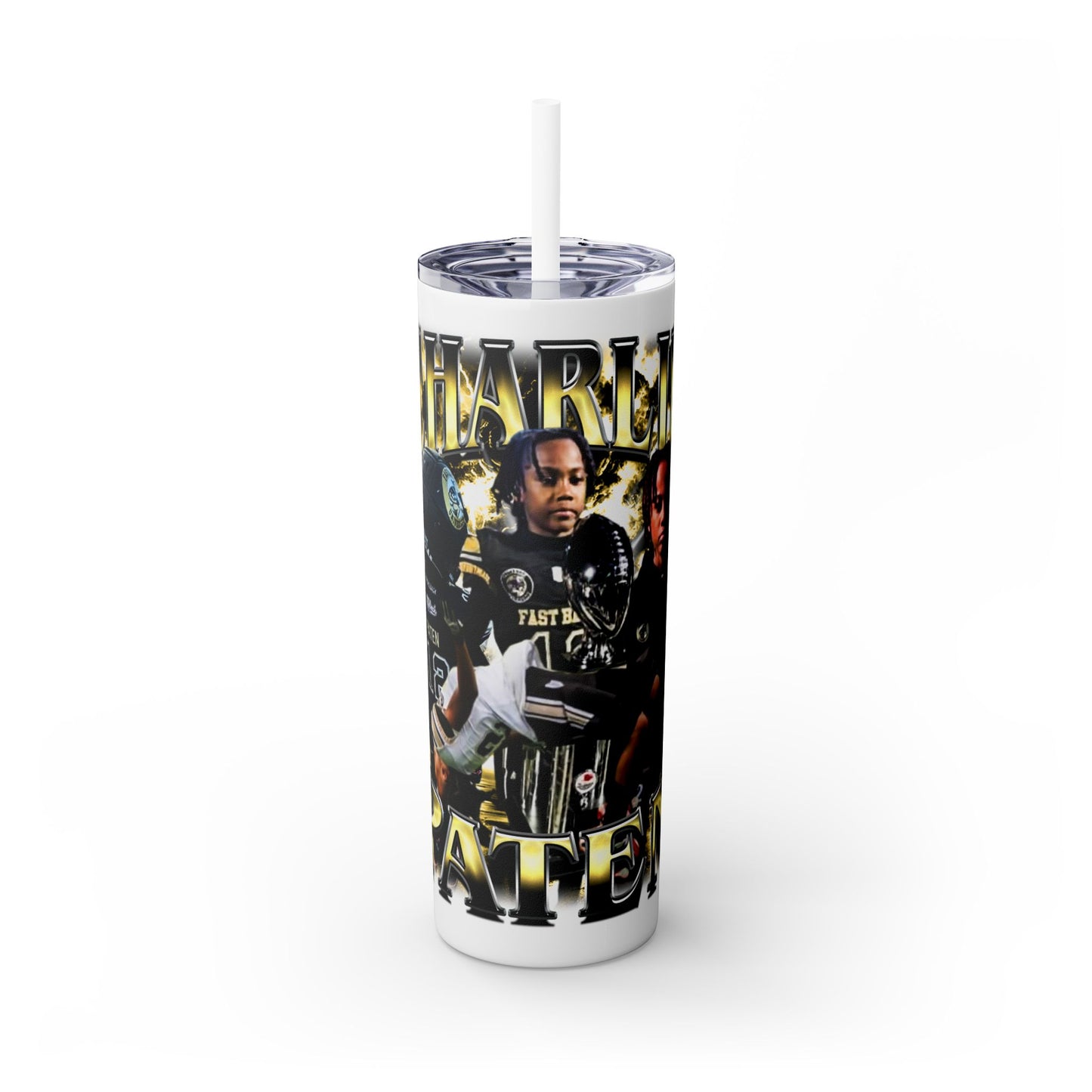 Charlie Paten Stainless Steal Tumbler