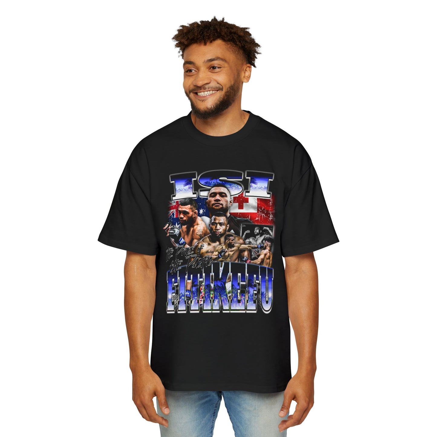 Isi "Doxz" Fitikefu Oversized Retro Tee