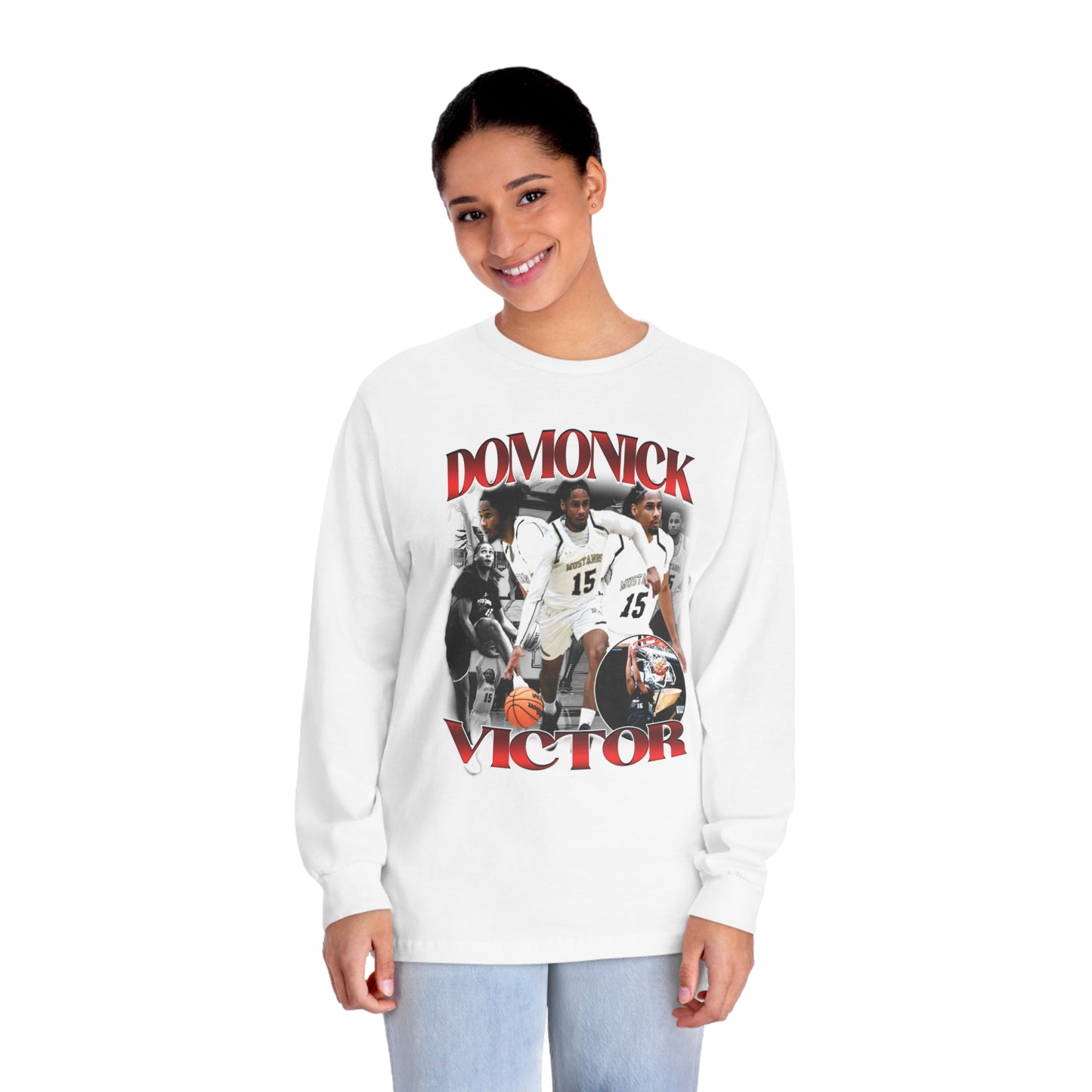 Domonick Victor Long Sleeve T-Shirt