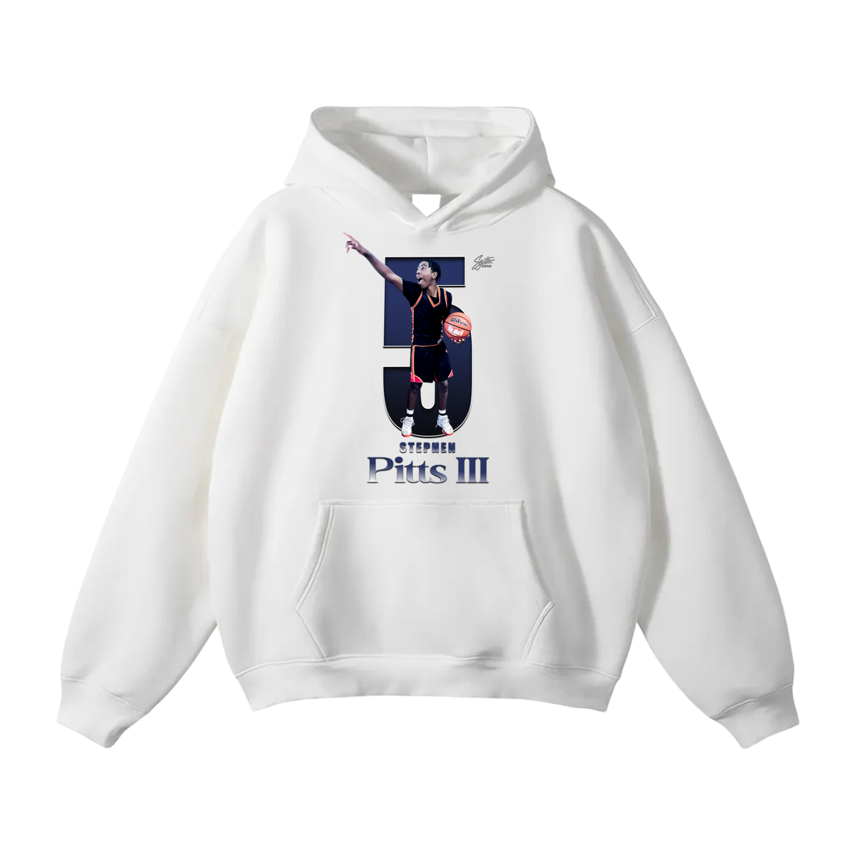 Stephen Pitts lll Oversize Fleeced Hoodie