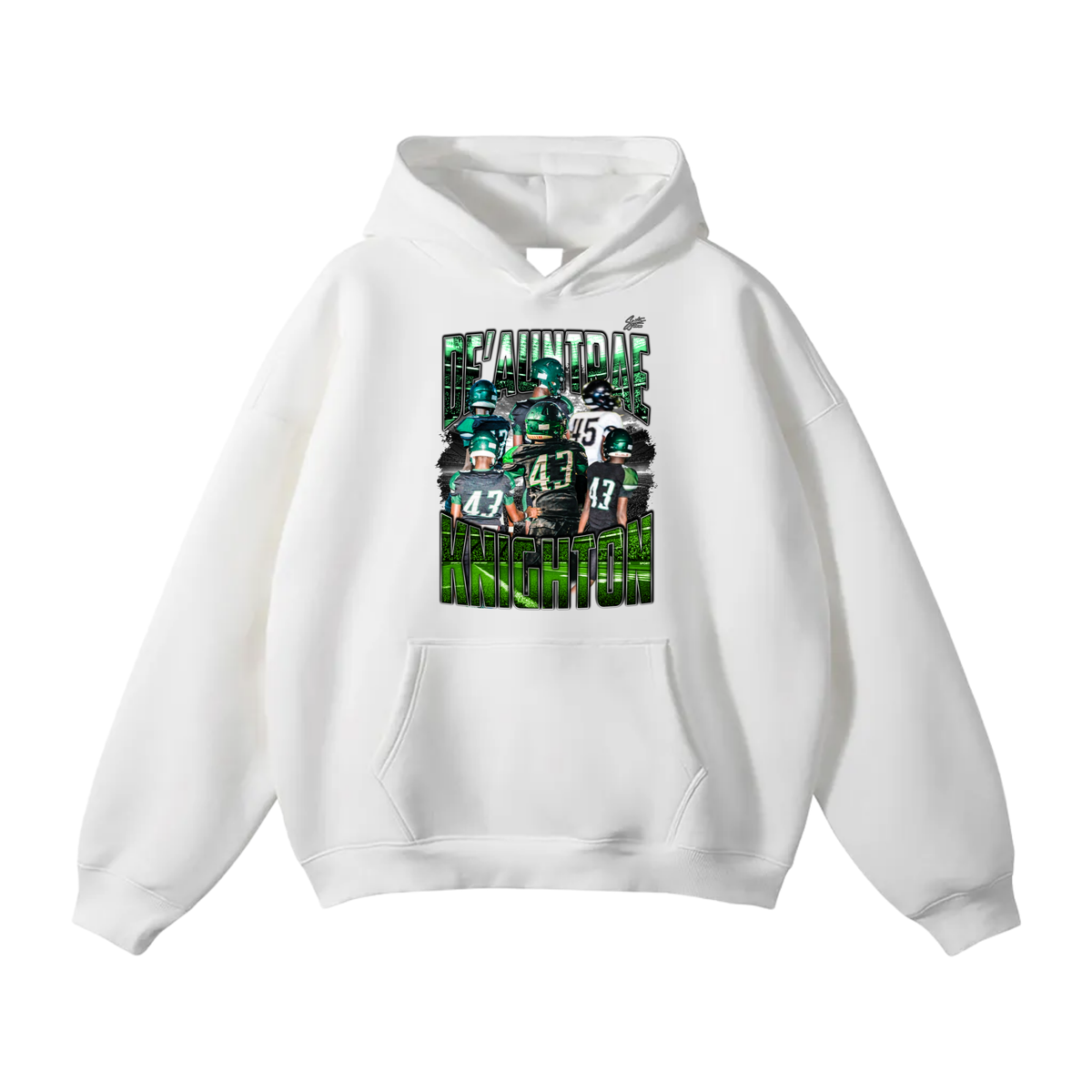 Dextin Washington Oversize Fleeced Hoodie