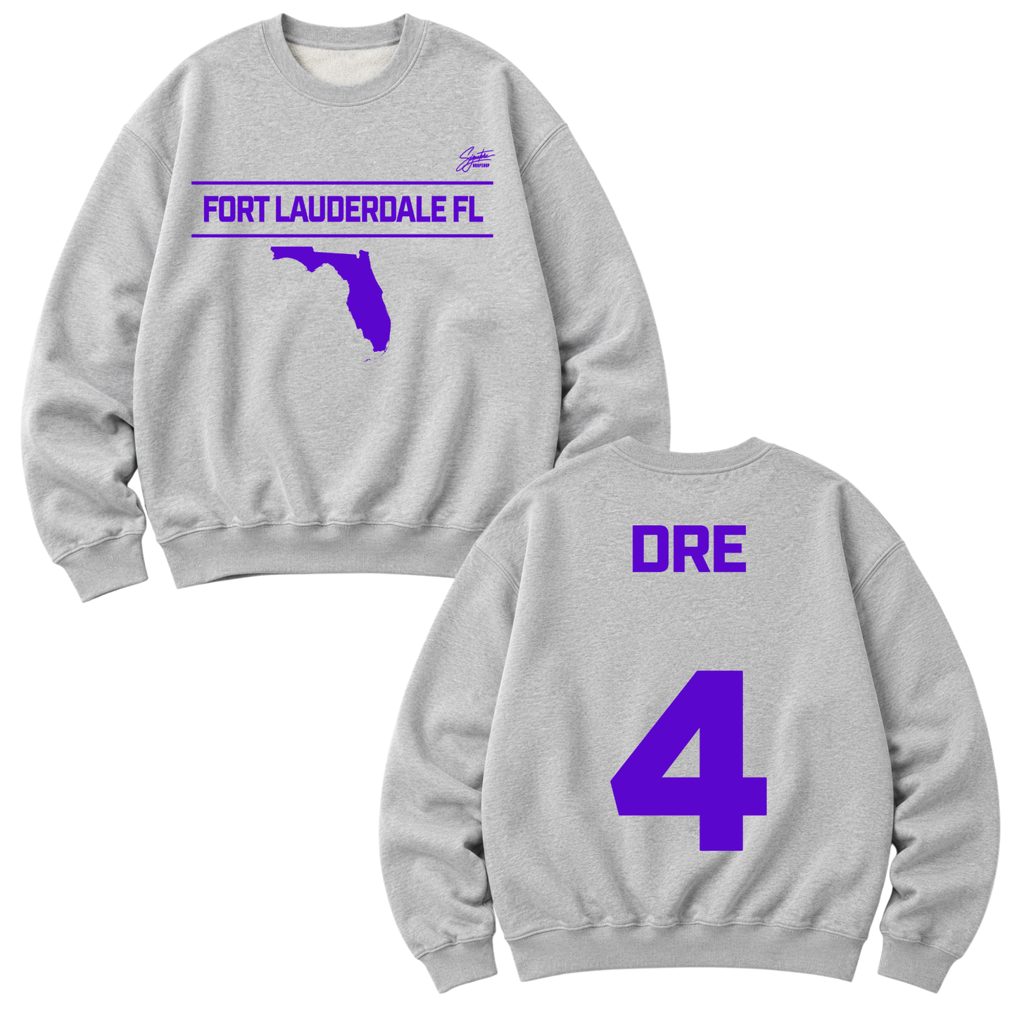 Andre Barrington Heavyweight Crewneck Sweatshirt