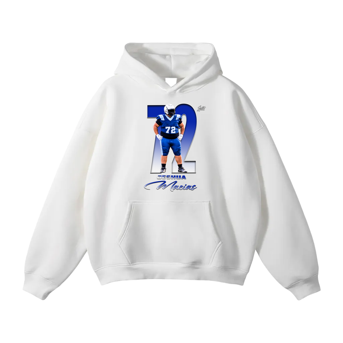 Jeshua Macias Oversize Fleeced Hoodie
