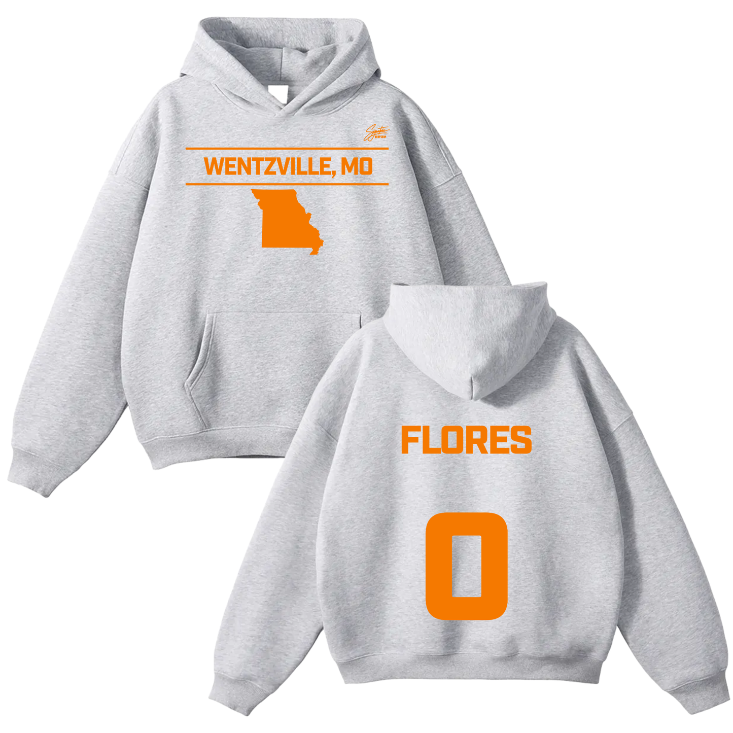 Jayden Flores Oversize Fleeced Hoodie